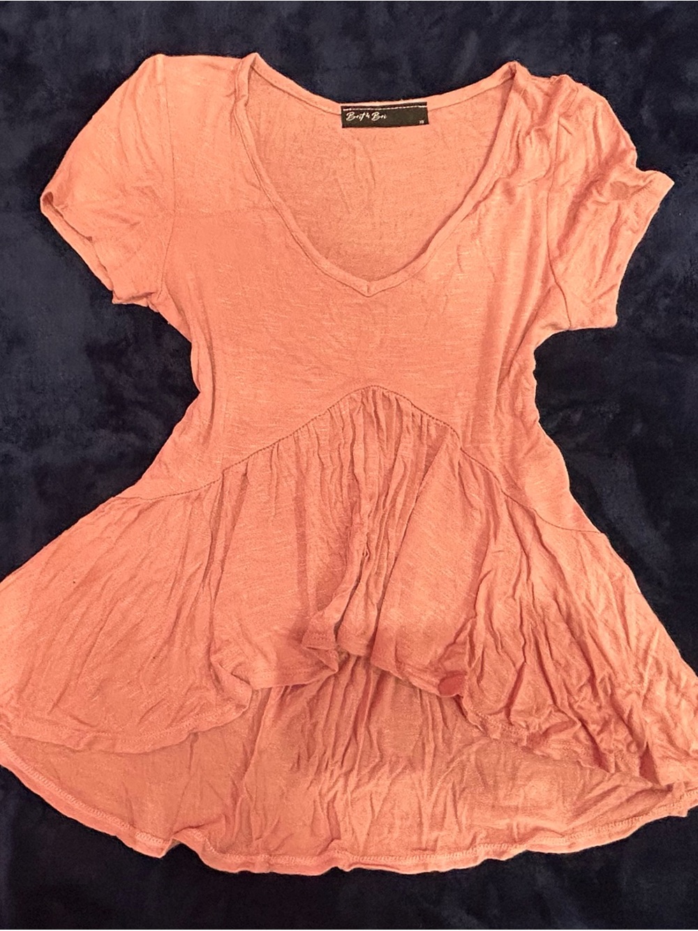 Brit & Bri Pink Summer Top Women's Size XS Cute Casual